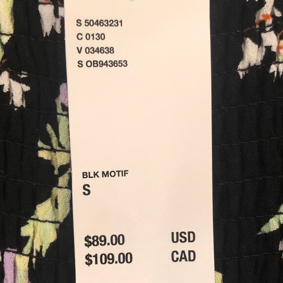 Urban Outfitters Margarete Mixed Print Assymetrical Maxi Dress - Picture 6 of 6